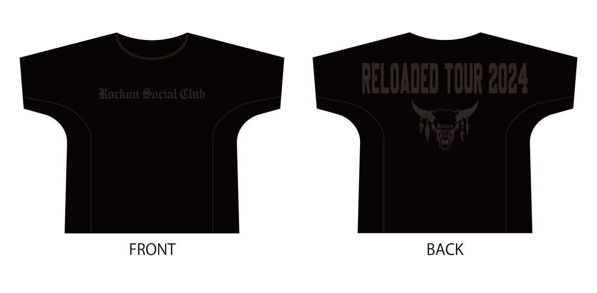 Rockon Social Club サイドパネルツアーTシャツ